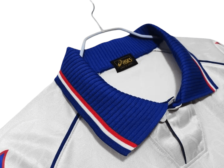 1998 Japan White Jersey Fan Edition worn by collector France World Cup away debut fabric quality