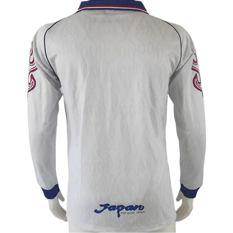 Vintage Japan Soccer Jersey white long sleeve – NipponKits