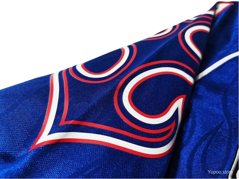 Blue flame sleeve Japan Soccer Jersey 1998 – NipponKits