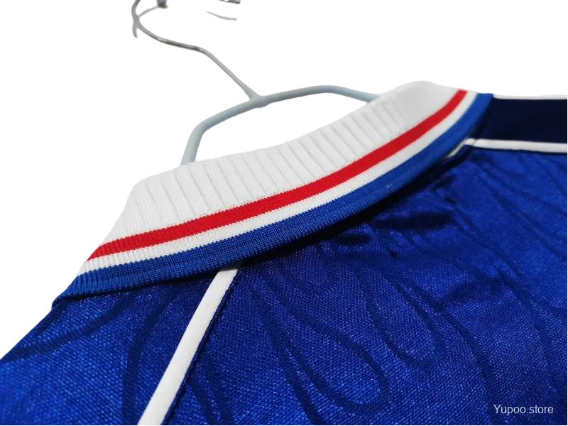 Blue flame sleeve Japan Soccer Jersey 1998 – NipponKits