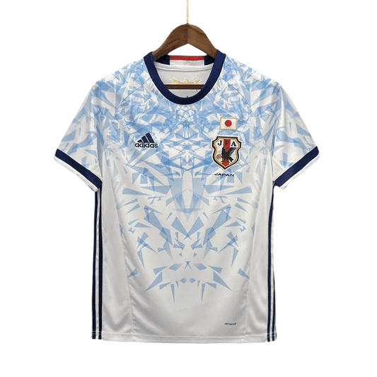 2016 Japan Dragon Ball White Jersey anime football fusion Goku Blue concept design front view