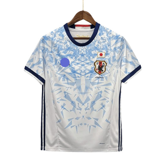 2016 Japan Dragon Ball White Jersey anime football fusion Goku Blue concept design front view