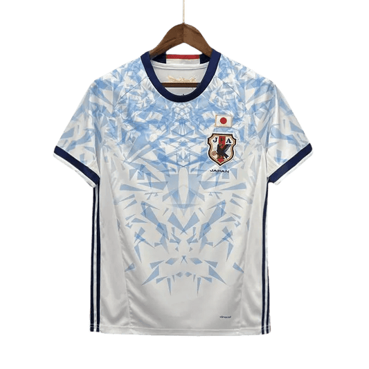 2016 Japan Dragon Ball White Jersey anime football fusion Goku Blue concept design front view