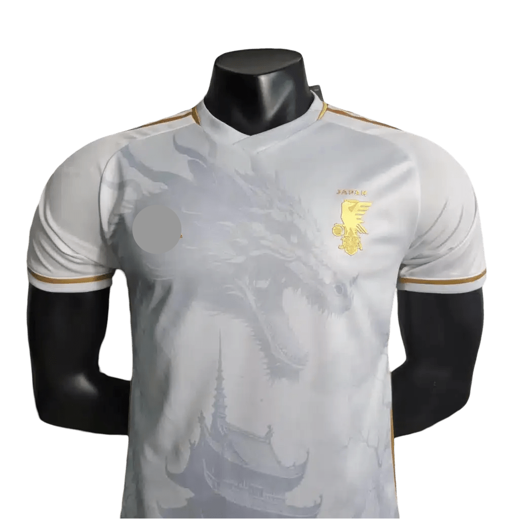 2023/2024 Japan White and Gold Jersey front view – NipponKits