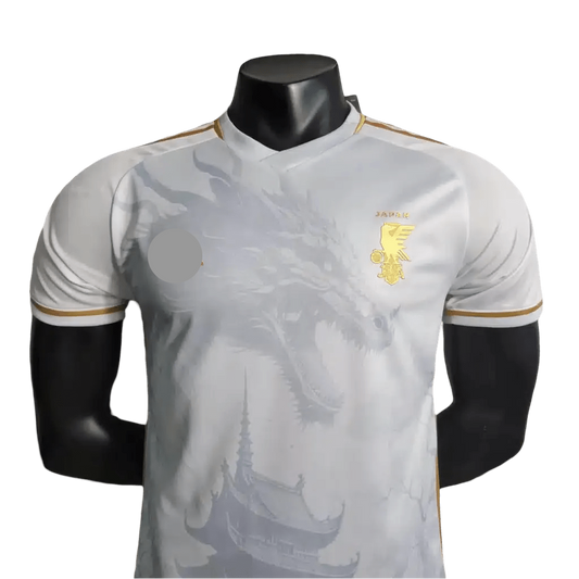 2023/2024 Japan White and Gold Jersey front view – NipponKits