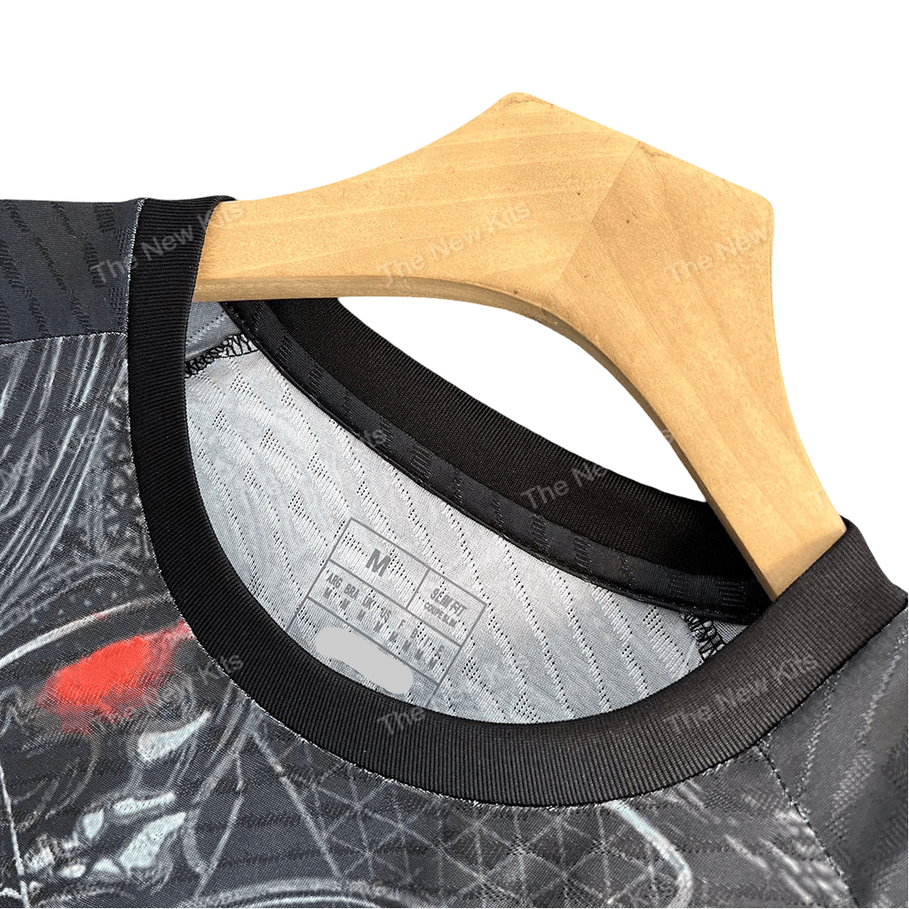 Black Japan Concept Jersey with warrior design – NipponKits