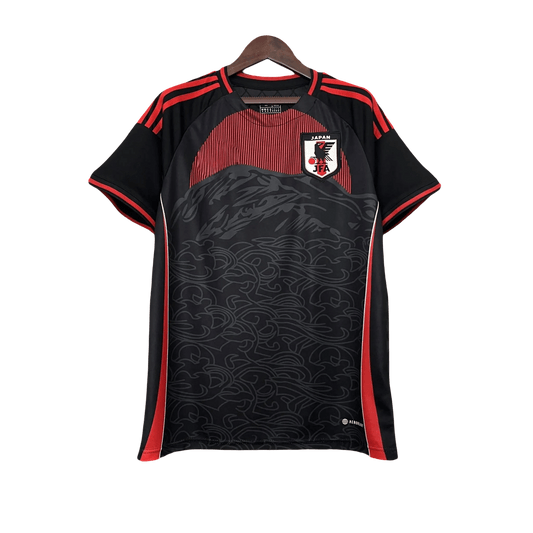 2024 Japan Black & Red Jersey front view – NipponKits