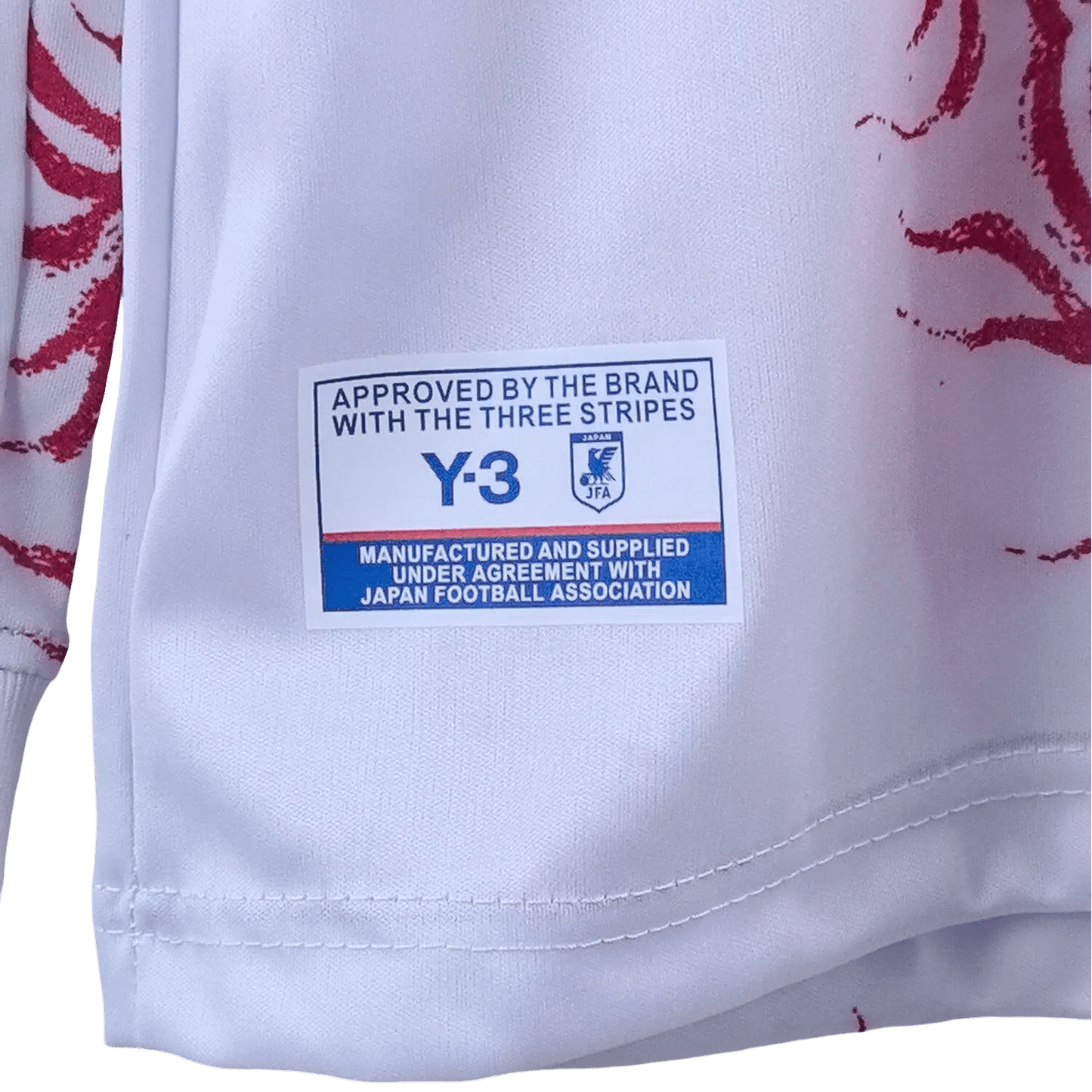 2024 Y3 Japan Jersey Long Sleeve Fan soft breathable recycled polyester fabric texture with moisture-wicking technology