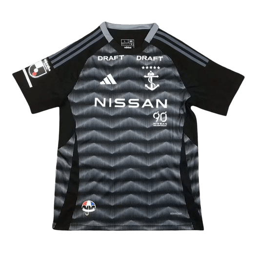 Yokohama f marinos jersey 2024 third gray wave design authentic NISSAN 90th anniversary