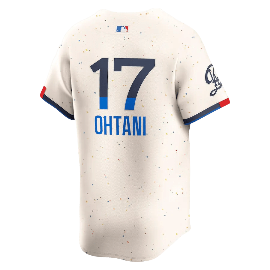 Shohei Ohtani City Connect jersey cream Dodgers number 17 premium NIPPONKITS
