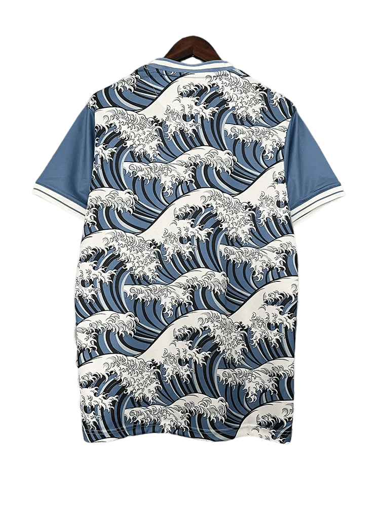 Blue Kanagawa Japan Soccer Jersey by NipponKits