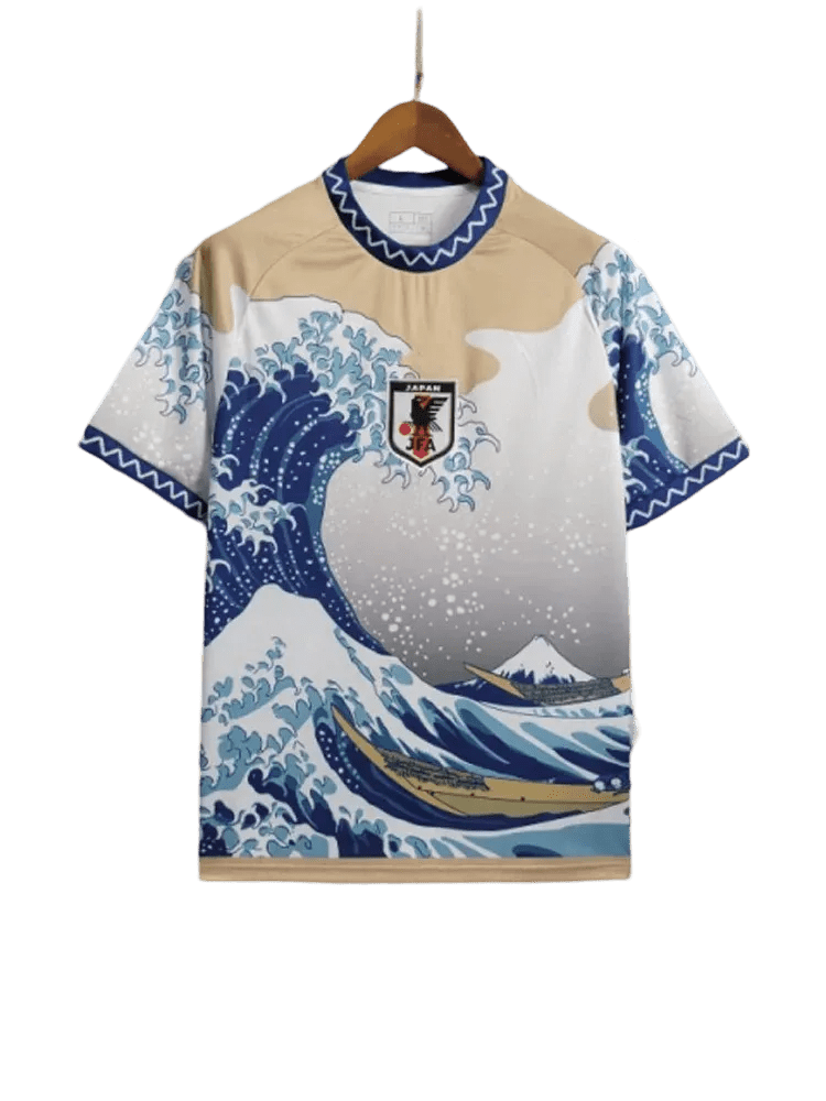 JAPAN "KANAGAWA" Gold & White Jersey - Japan Special Kits by NipponKits