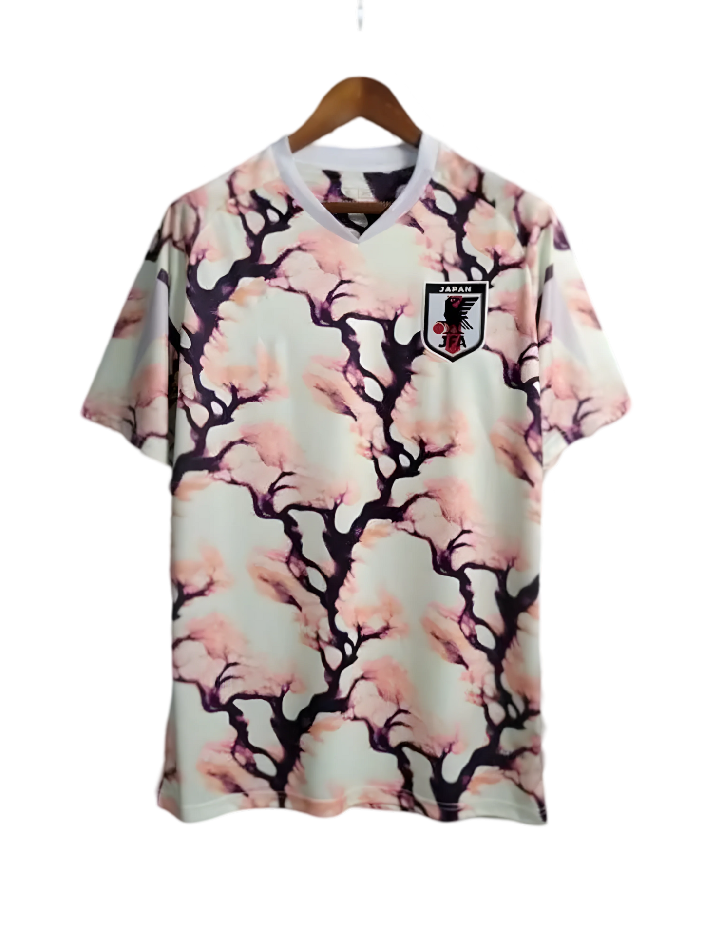 JAPAN "SAKURA" WHITE JERSEY - Japan Soccer Jersey Front