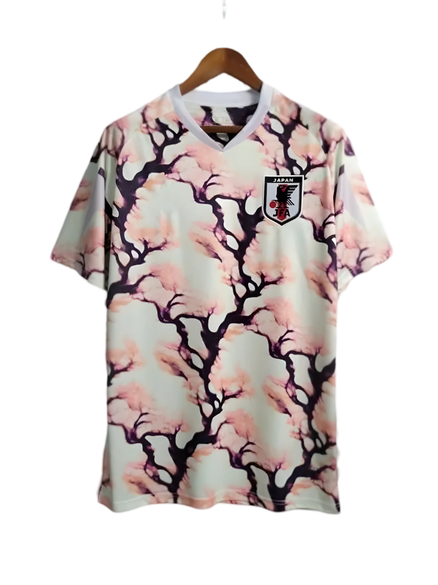 JAPAN "SAKURA" WHITE JERSEY - Japan Soccer Jersey Front