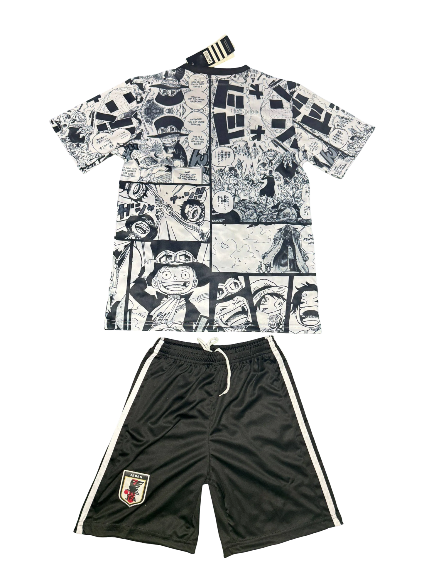 One Piece Ace anime soccer jersey for kids – Japan edition