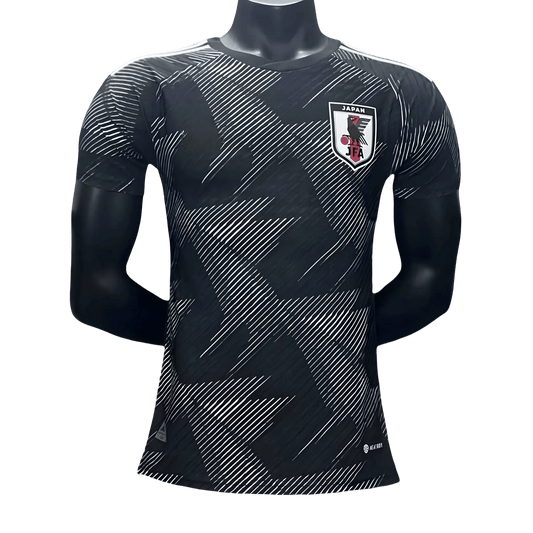 Japan BLACK Jersey Player Edition front view – NipponKits