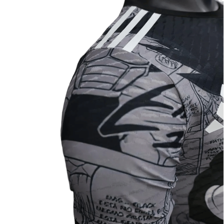 Anime football jersey Vegeta grey concept kit from NipponKits
