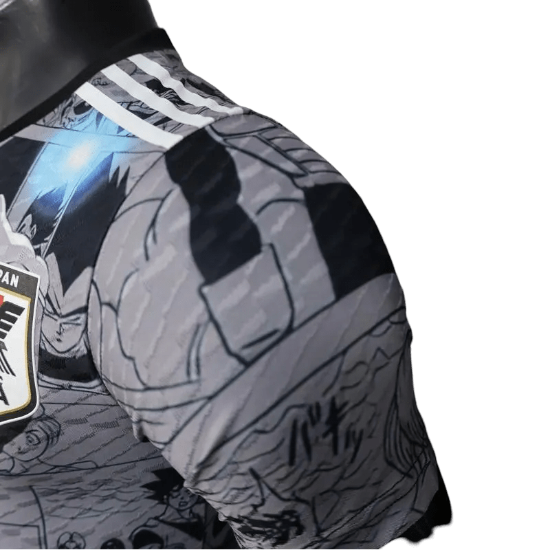Japan Anime Soccer Jersey Vegeta Edition front and back – NipponKits