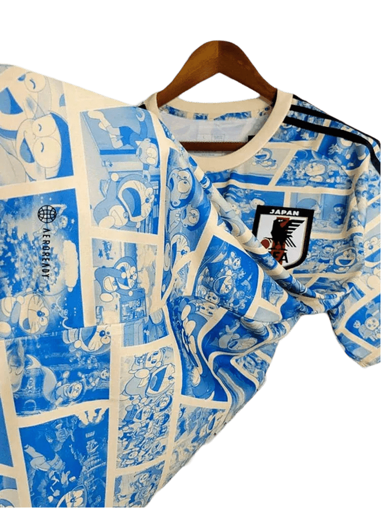 Doraemon Blue Japan Soccer Jersey by NipponKits