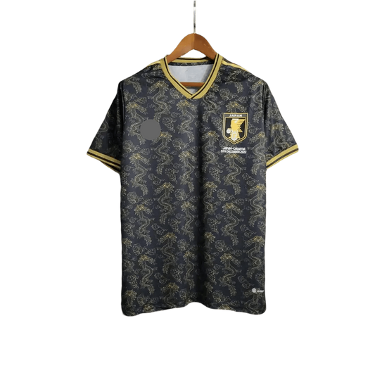 Japan Dragon Black & Gold Jersey front view – NipponKits
