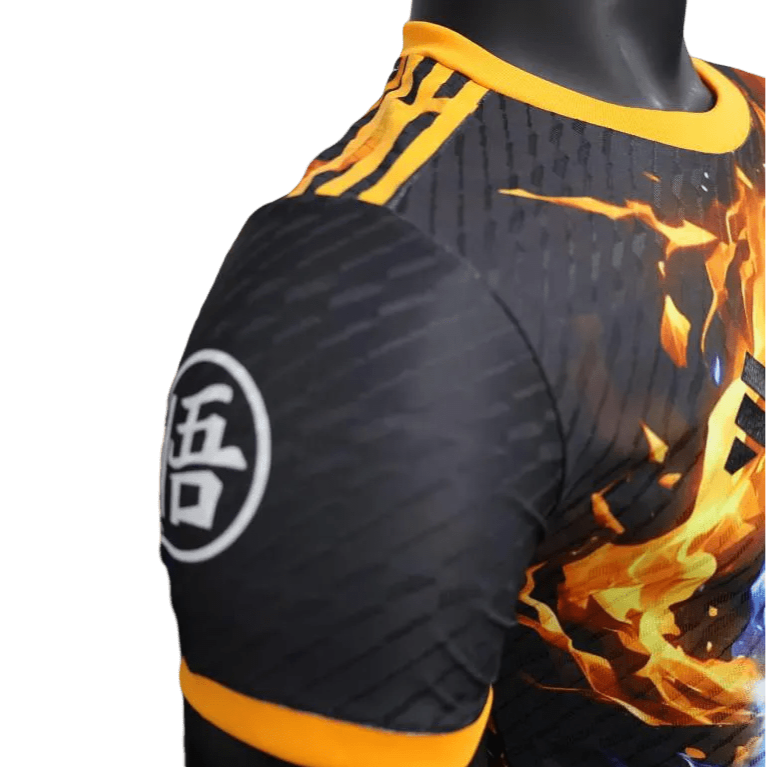 Side view of Goku DBZ Black Jersey Japan Anime Collection – NipponKits