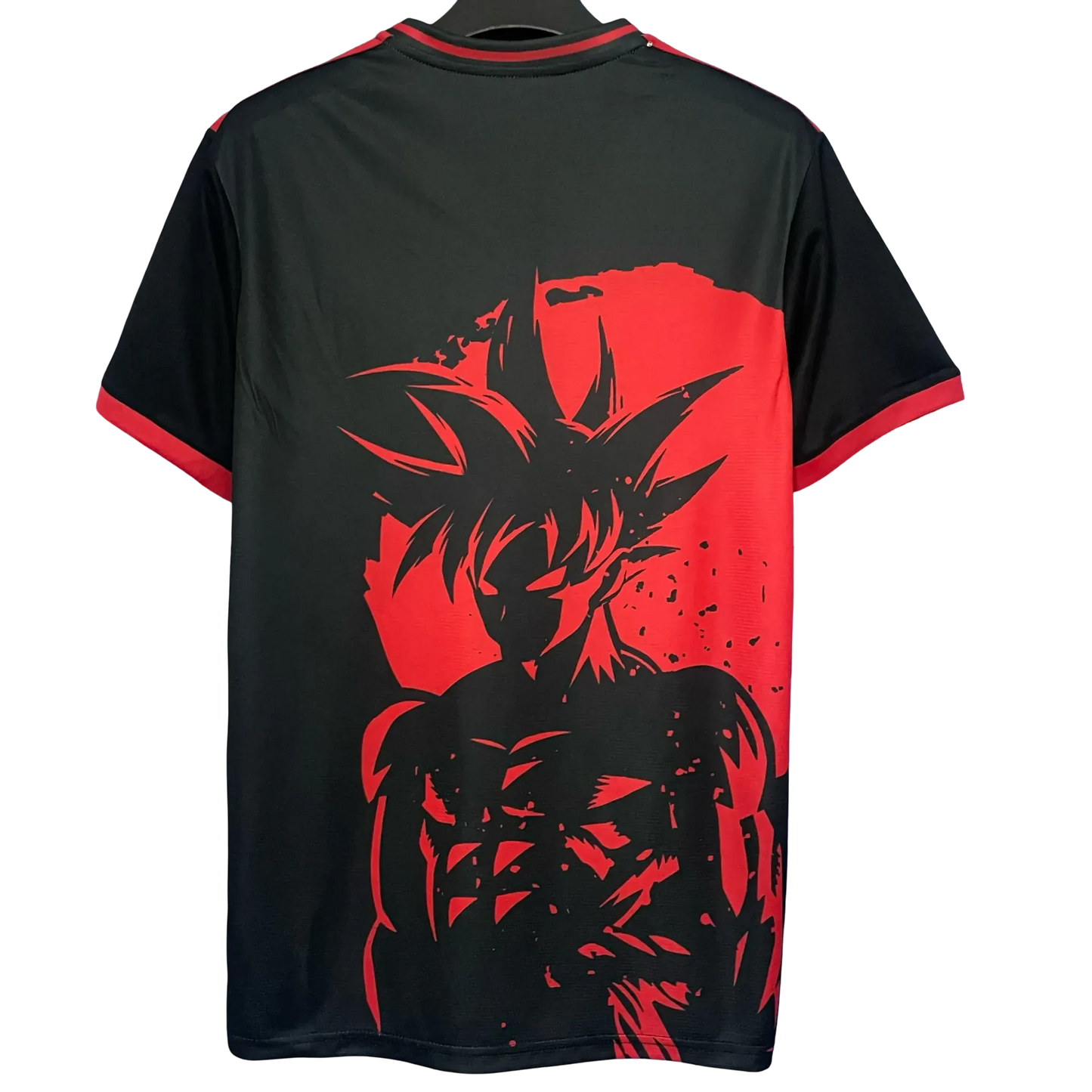 japan anime football shirt black red