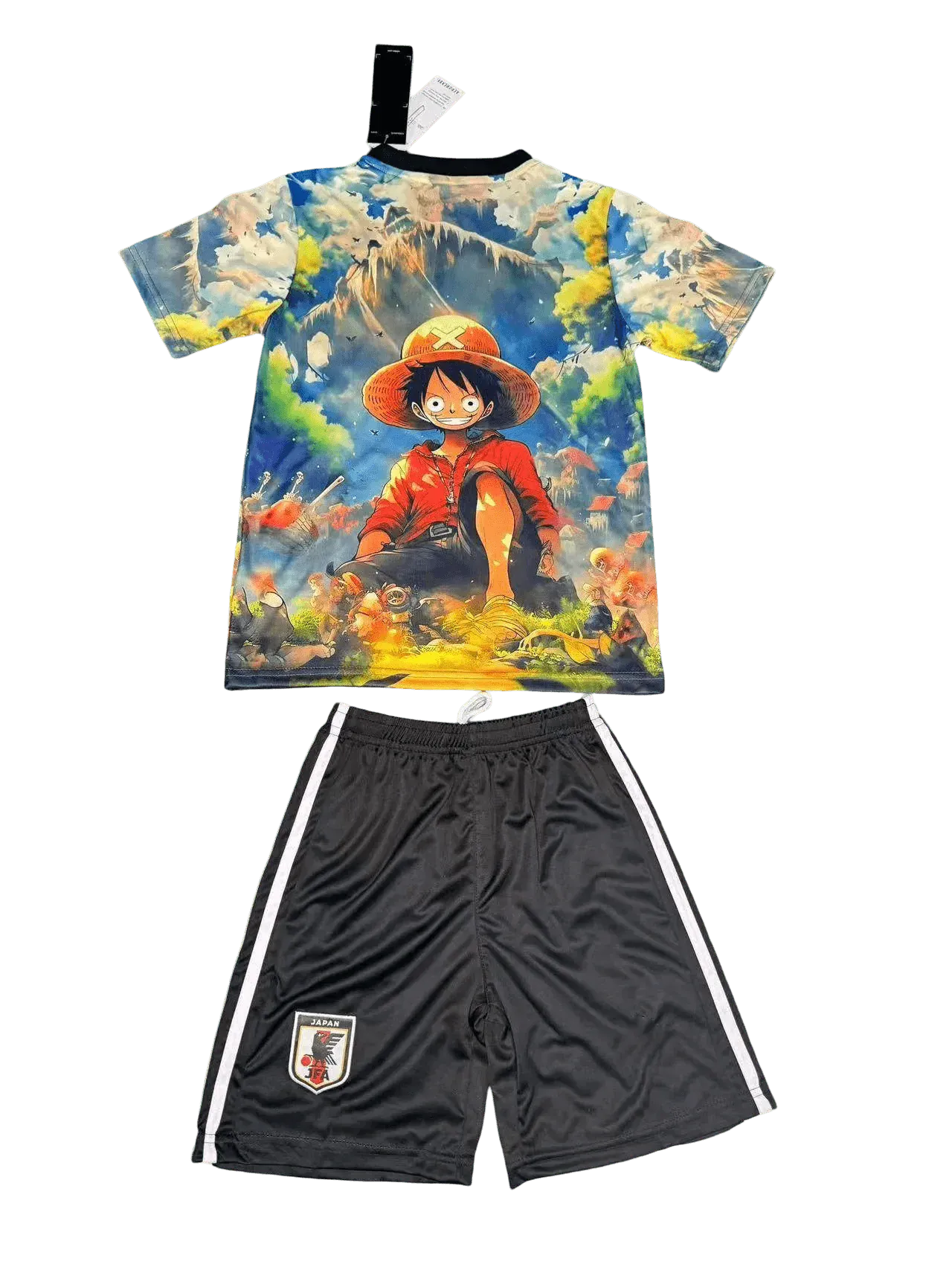Japan Luffy Adventure Kids Soccer Jersey front view