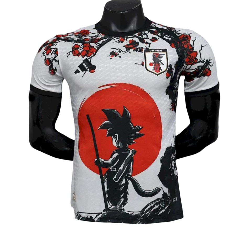 Japan Mini Goku Red Jersey front view – NipponKits