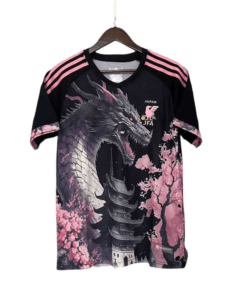 Japan sakura dragon kit pink black cherry blossoms dragon pagoda traditional artwork NIPPONKITS Store
