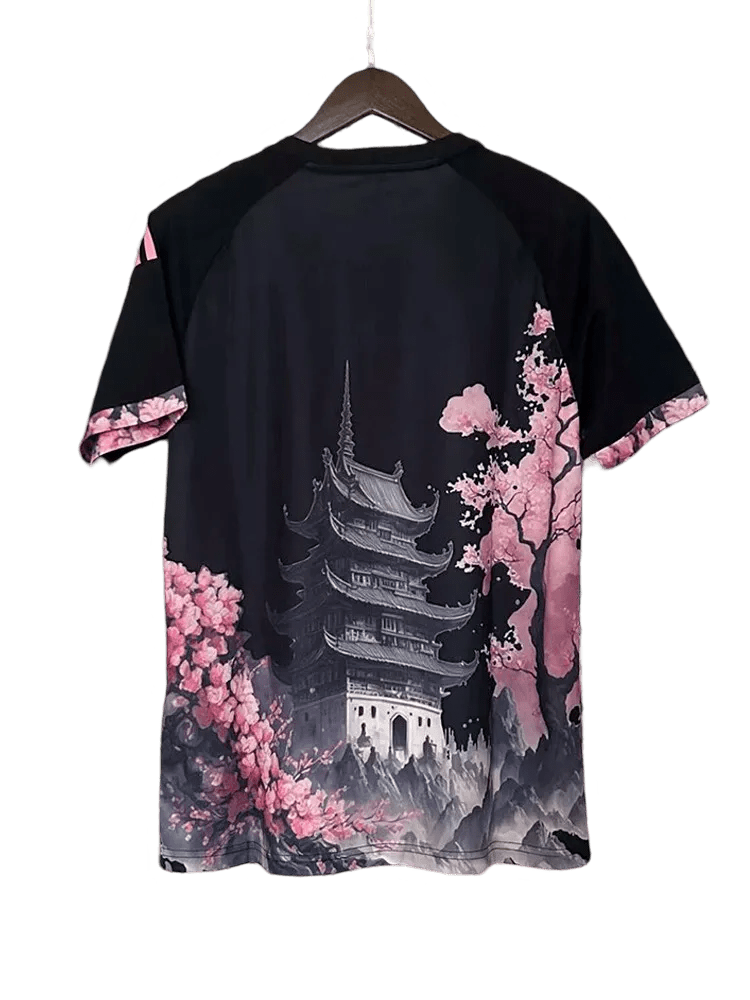 Japan pink dragon jersey sakura design authentic construction heritage quality