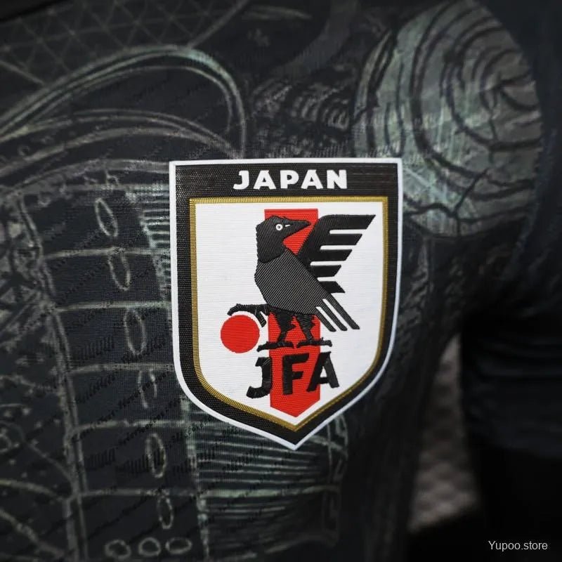 Japan Black Jersey dragon and warrior design – NipponKits