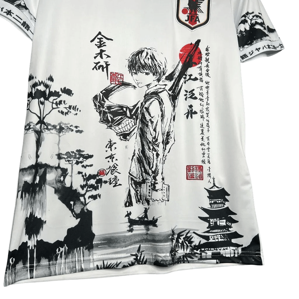 Tokyo Ghoul concept football shirt white – NipponKits
