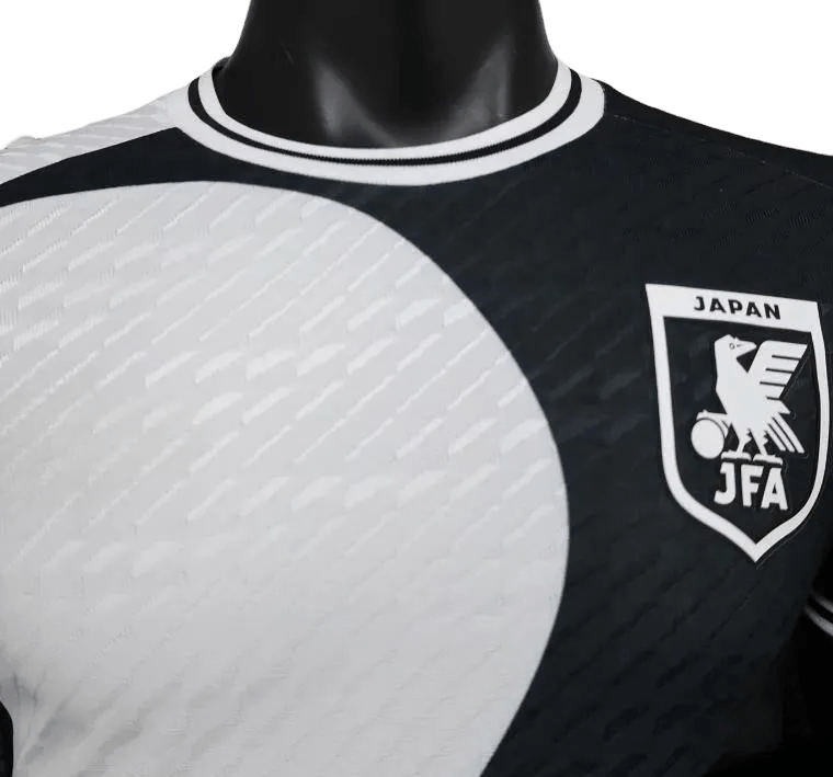 japan black white soccer jersey yin yang design nipponkits