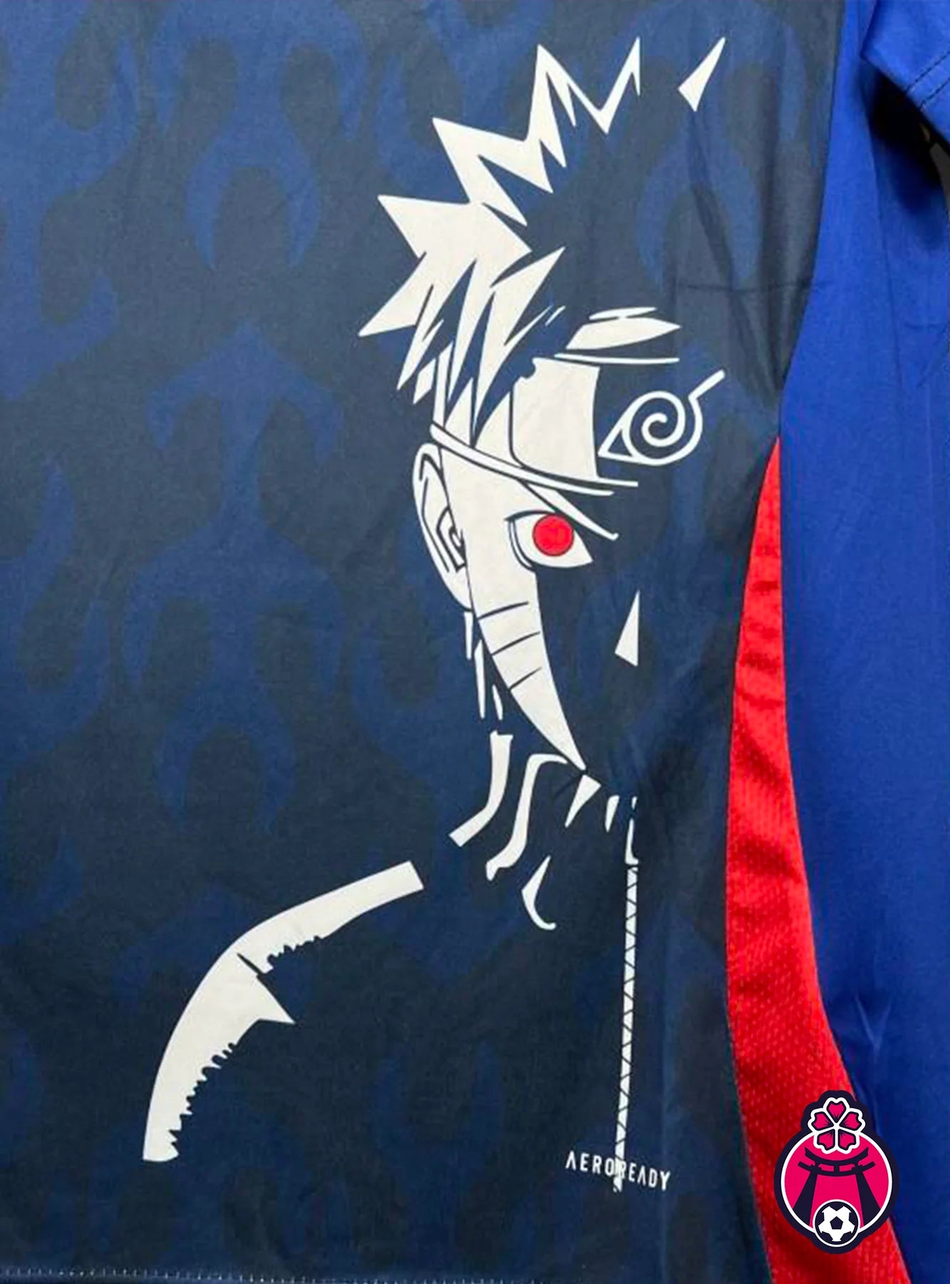 Naruto Blue jersey with speculative abilities design, oceanic effects, and premium athletic fabric construction