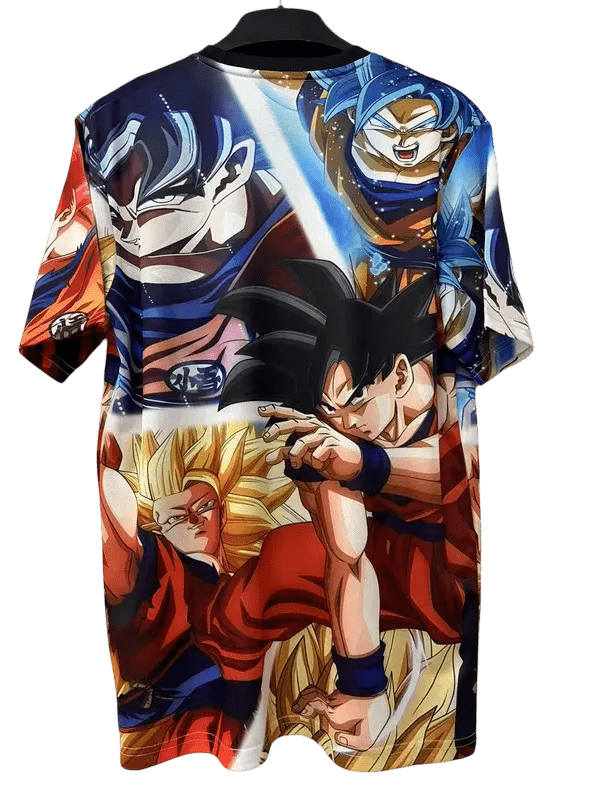 japan anime soccer jersey goku vegeta super saiyan design
