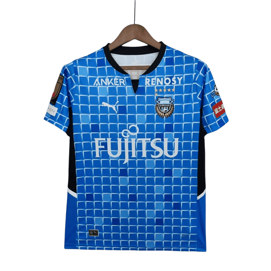 Kawasaki frontale jersey 22/23 home blue kit grid pattern Fujitsu Puma authentic