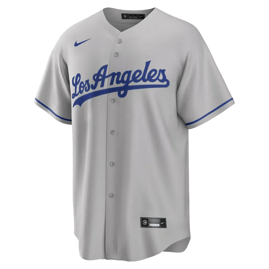 Ohtani Dodgers 2025 away gray jersey Los Angeles script road champion edition NIPPONKITS