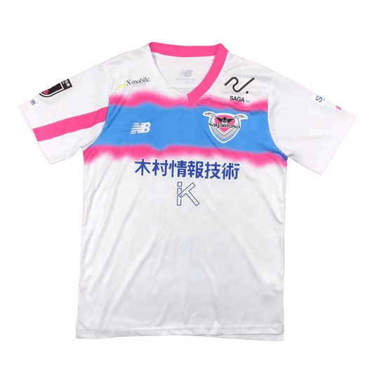 Sagan tosu jersey 24/25 away white gradient design authentic j league jersey New Balance