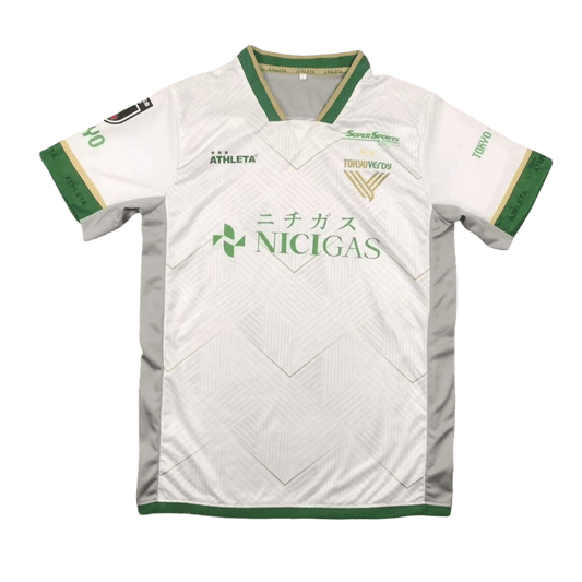 Tokyo verdy jersey 24/25 away white authentic j league jersey NICIGAS Athleta