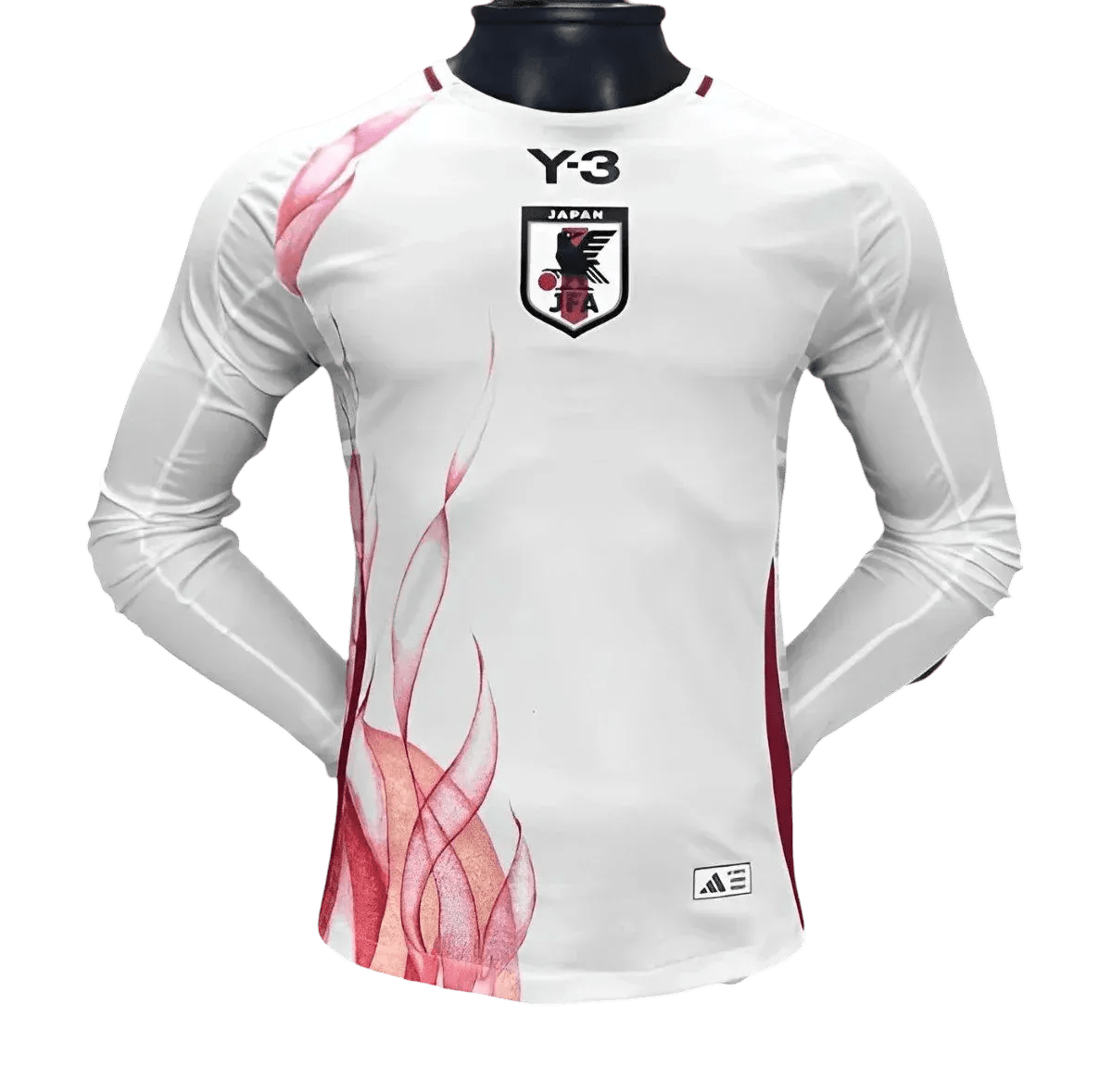 Y3 Japan White Long Sleeve Jersey front view – NipponKits