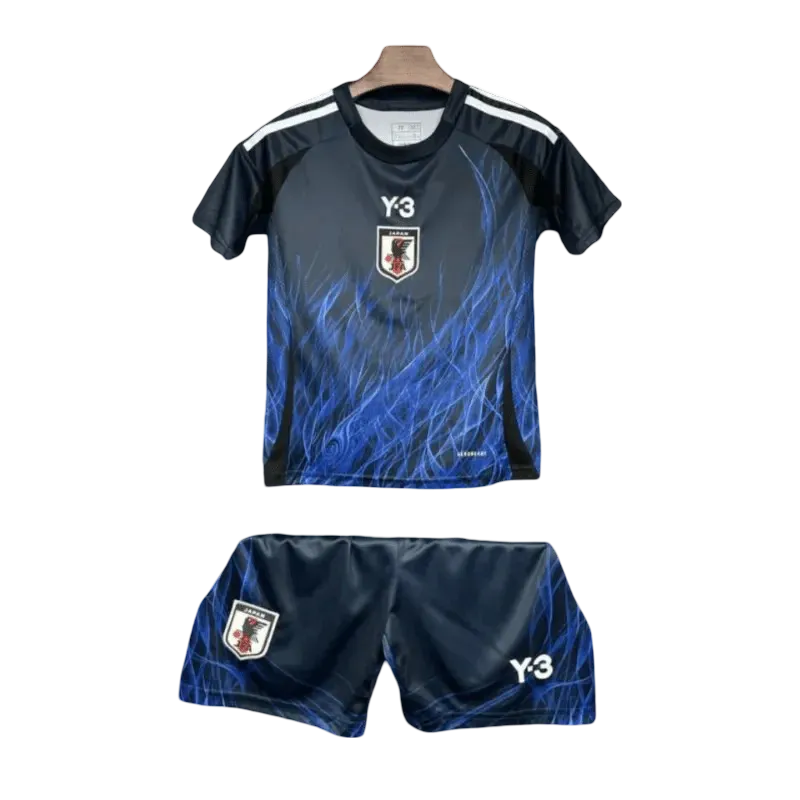 Y3 Japan Kids Blue Home Jersey front view – NipponKits