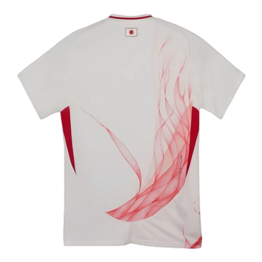 Japan y3 kit away white fan mitoma brighton liverpool endo yamamoto design comfortable supporter NIPPONKITS