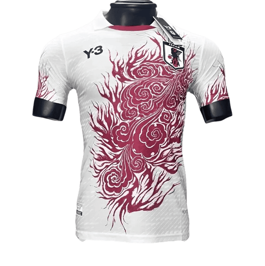 Y3 Japan Jersey - White & Red Special Kit by NipponKits