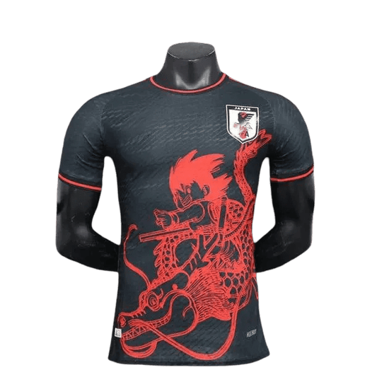 Japan Goku Dragon jersey with traditional red dragon artwork and JFA logo by NipponKits Store