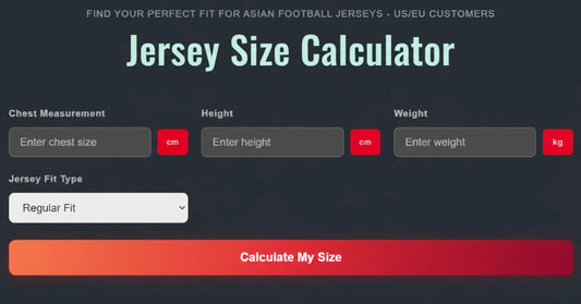 Asian Fit vs European Fit: How to Choose the Perfect Japan Football Jersey
