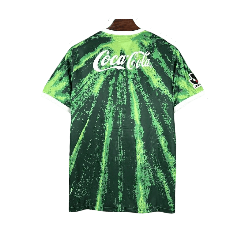 Kawasaki frontale vintage jersey 1994 green explosive pattern coca cola sponsor
