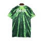 Kawasaki frontale vintage jersey 1994 green explosive pattern coca cola sponsor