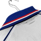 Japan Vintage White Soccer Jersey with blue flames – NipponKits