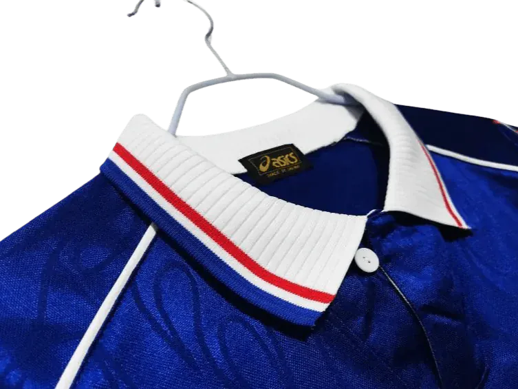 1998 Japan Home Blue Jersey Fan Edition worn by collector France World Cup debut fabric quality