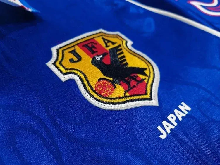 Japan Vintage Jerseys 1998 with France World Cup retro football kits collection heritage display